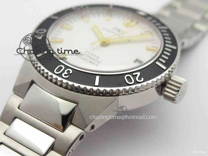 MIROTIME 0401 Aquatimer Automatic SS Noob Best Edition White Dial On SS Bracelet A Lightweight 7251